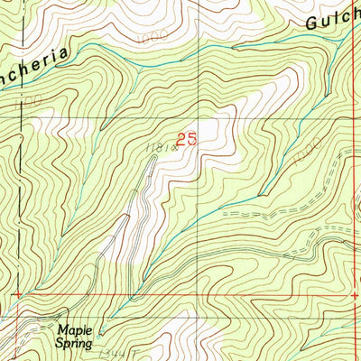 United States Geological Survey Hornbrook, CA (1984, 24000-Scale) digital map