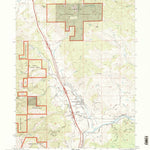United States Geological Survey Hornbrook, CA (2001, 24000-Scale) digital map