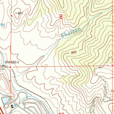 United States Geological Survey Hornbrook, CA (2001, 24000-Scale) digital map