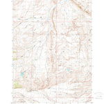 United States Geological Survey Horner Creek, WY (1987, 24000-Scale) digital map
