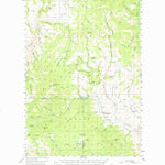 United States Geological Survey Hornet, ID (1957, 62500-Scale) digital map