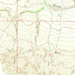 United States Geological Survey Horney Ranch, NM (1966, 24000-Scale) digital map