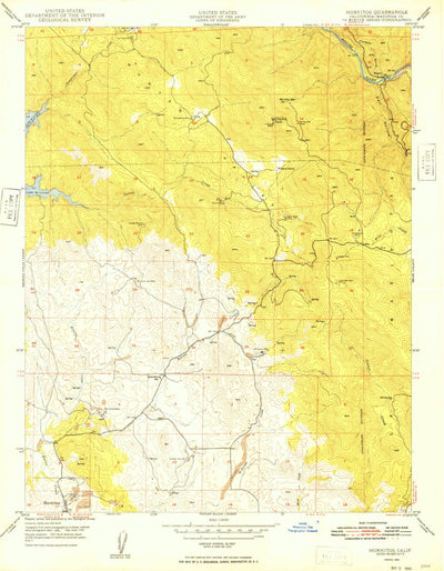 United States Geological Survey Hornitos, CA (1949, 24000-Scale) digital map