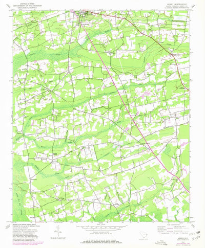 United States Geological Survey Horry, SC (1943, 24000-Scale) digital map