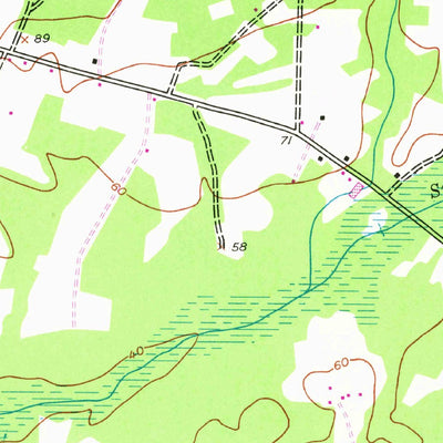 United States Geological Survey Horry, SC (1943, 24000-Scale) digital map