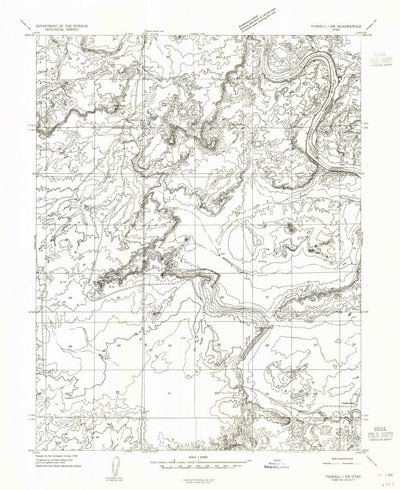 United States Geological Survey Horse Bench East, UT (1954, 24000-Scale) digital map
