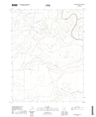 United States Geological Survey Horse Bench East, UT (2023, 24000-Scale) digital map