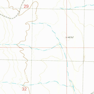 United States Geological Survey Horse Butte, ID (1980, 24000-Scale) digital map
