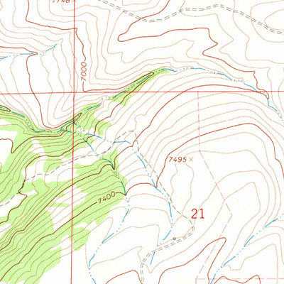 United States Geological Survey Horse Butte, WY (1967, 24000-Scale) digital map