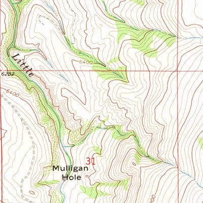 United States Geological Survey Horse Butte, WY (1967, 24000-Scale) digital map