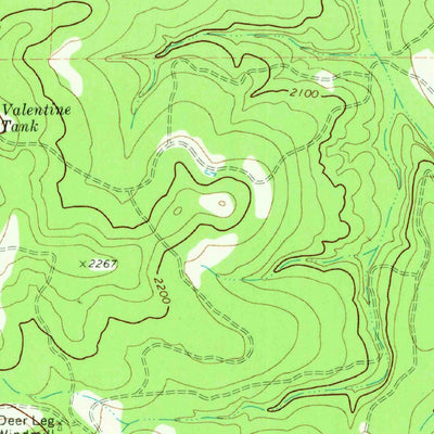 United States Geological Survey Horse Camp Waterhole, TX (1971, 24000-Scale) digital map