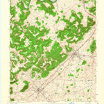 United States Geological Survey Horse Cave, KY (1954, 24000-Scale) digital map