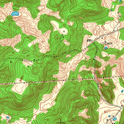 United States Geological Survey Horse Cave, KY (1954, 24000-Scale) digital map