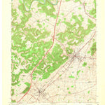 United States Geological Survey Horse Cave, KY (1966, 24000-Scale) digital map