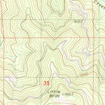 United States Geological Survey Horse Creek, CA (1983, 24000-Scale) digital map