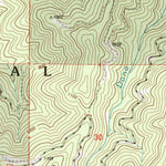 United States Geological Survey Horse Creek, CA (2001, 24000-Scale) digital map