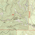 United States Geological Survey Horse Creek, CA (2001, 24000-Scale) digital map