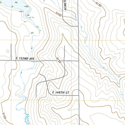 United States Geological Survey Horse Creek, CO (2022, 24000-Scale) digital map