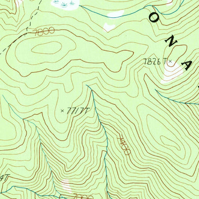 United States Geological Survey Horse Creek Pass, MT-ID (1994, 24000-Scale) digital map