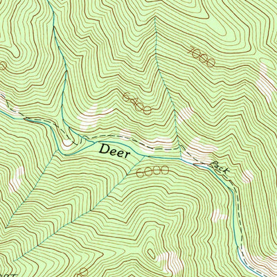 United States Geological Survey Horse Creek Pass, MT-ID (1994, 24000-Scale) digital map