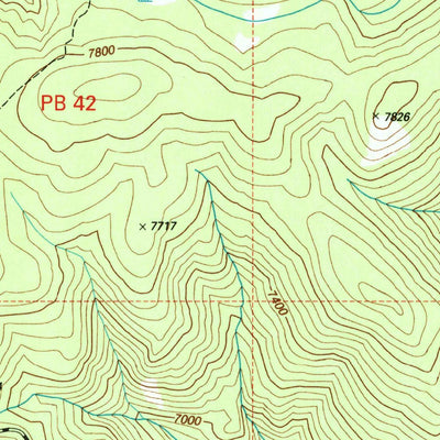 United States Geological Survey Horse Creek Pass, MT-ID (1998, 24000-Scale) digital map