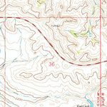 United States Geological Survey Horse Creek School, ND (1972, 24000-Scale) digital map