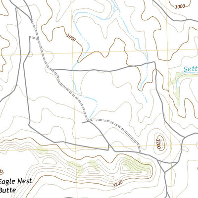 United States Geological Survey Horse Creek, SD (2021, 24000-Scale) digital map
