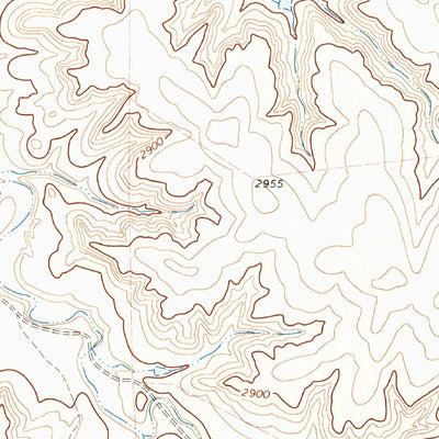 United States Geological Survey Horse Creek South, TX (1972, 24000-Scale) digital map