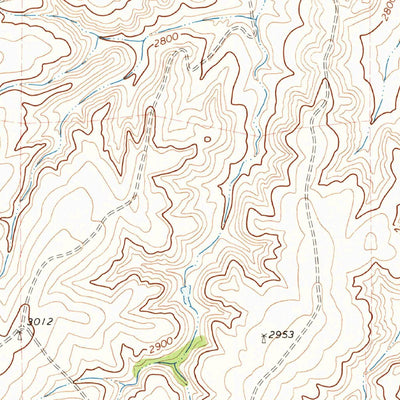 United States Geological Survey Horse Creek South, TX (1972, 24000-Scale) digital map