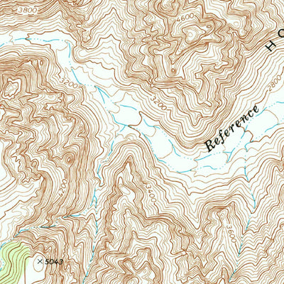 United States Geological Survey Horse Flat, AZ (1968, 24000-Scale) digital map
