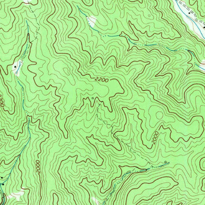United States Geological Survey Horse Gap, NC (1968, 24000-Scale) digital map