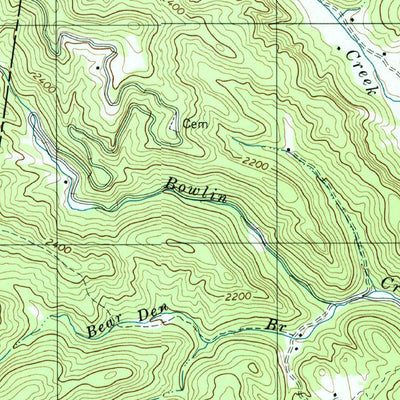 United States Geological Survey Horse Gap, NC (2000, 24000-Scale) digital map