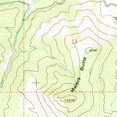 United States Geological Survey Horse Heaven Creek, OR (1968, 24000-Scale) digital map