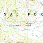 United States Geological Survey Horse Heaven Mountain, NV (1990, 24000-Scale) digital map