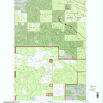 United States Geological Survey Horse Hill, MT (1997, 24000-Scale) digital map