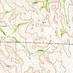 United States Geological Survey Horse Hill, WY (1970, 24000-Scale) digital map