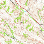 United States Geological Survey Horse Hill, WY (1970, 24000-Scale) digital map