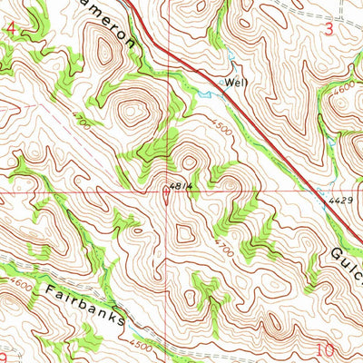 United States Geological Survey Horse Hill, WY (1970, 24000-Scale) digital map