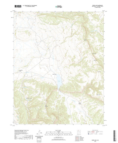United States Geological Survey Horse Lake, NM (2020, 24000-Scale) digital map
