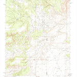 United States Geological Survey Horse Mesa, AZ-NM (1982, 24000-Scale) digital map