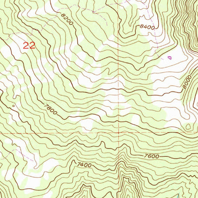 United States Geological Survey Horse Mountain, CO (1952, 24000-Scale) digital map