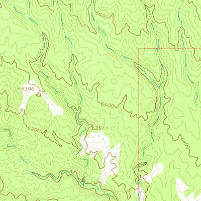 United States Geological Survey Horse Mountain, UT (1968, 24000-Scale) digital map