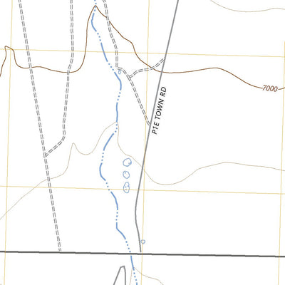 United States Geological Survey Horse Mountain West, NM (2023, 24000-Scale) digital map