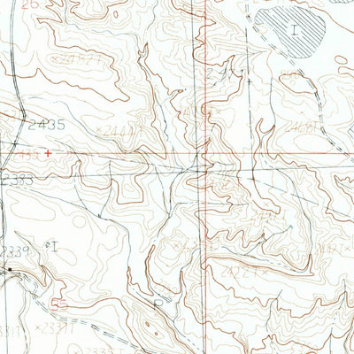 United States Geological Survey Horse Pasture Coulee, MT (1984, 24000-Scale) digital map