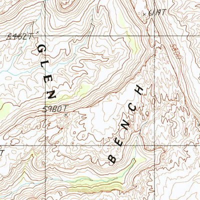 United States Geological Survey Horse Pasture Mesa, UT (1987, 24000-Scale) digital map