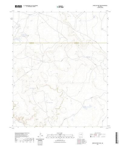 United States Geological Survey Horse Pasture Tank, NM (2023, 24000-Scale) digital map