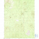 United States Geological Survey Horse Peak, CA (1990, 24000-Scale) digital map
