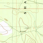 United States Geological Survey Horse Peak, CA (1990, 24000-Scale) digital map