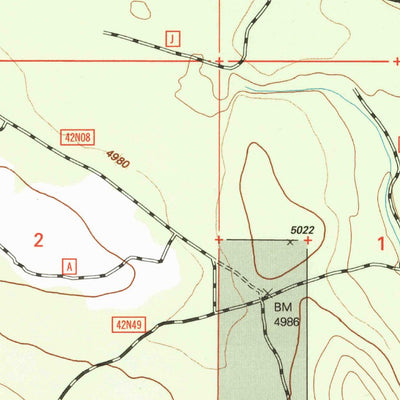 United States Geological Survey Horse Peak, CA (1998, 24000-Scale) digital map