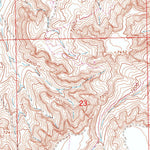 United States Geological Survey Horse Peak, WY (1960, 24000-Scale) digital map